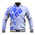 Fiji Masi With Hibiscus Tapa Tribal Baseball Jacket Blue Pastel LT01 Unisex Blue - Polynesian Pride