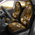 Fiji Masi With Hibiscus Tapa Tribal Car Seat Cover Gold Version LT01 - Polynesian Pride