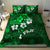 Fiji Masi Bedding Set Fijian Hibiscus Tapa Green Version LT01 - Polynesian Pride