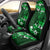 Fiji Masi Car Seat Cover Fijian Hibiscus Tapa Green Version LT01 - Polynesian Pride