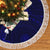 Fiji Masi Tree Skirt Fijian Hibiscus Navy Blue Gold Version LT01 - Polynesian Pride