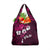 Fiji Masi Grocery Bag Fijian Hibiscus Tapa Pink Version
