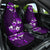 Fiji Masi Car Seat Cover Fijian Hibiscus Tapa Purple Version LT01 One Size Purple - Polynesian Pride