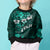Fiji Masi Kid Ugly Christmas Sweater Fijian Hibiscus Tapa Turquoise Version LT01 - Polynesian Pride