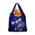 Fiji Masi Paisley With Hibiscus Tapa Grocery Bag Navy Blue Version