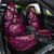 Fiji Masi Paisley With Hibiscus Tapa Car Seat Cover Pink Version LT01 One Size Pink - Polynesian Pride