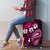 Fiji Masi Paisley With Hibiscus Tapa Luggage Cover Pink Version LT01 - Polynesian Pride