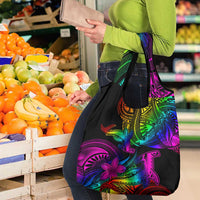 LGBT History Month Grocery Bag Polynesian Hammerhead Shark