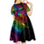 LGBT History Month Kid Short Sleeve Dress Polynesian Hammerhead Shark LT01 - Polynesian Pride
