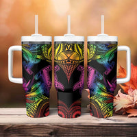 LGBT History Month Tumbler With Handle Polynesian Hammerhead Shark