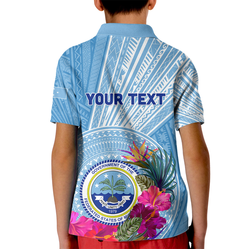 Micronesia Culture Day Kid Polo Shirt Tribal Pattern Tropical Style LT01 - Polynesian Pride
