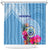 Micronesia Culture Day Shower Curtain Tribal Pattern Tropical Style LT01 Blue - Polynesian Pride