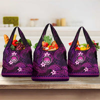 FSM Culture Day Grocery Bag Tribal Pattern Pink Version LT01 3-pack One Size Pink - Polynesian Pride