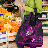 FSM Culture Day Grocery Bag Tribal Pattern Pink Version LT01 - Polynesian Pride