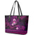 FSM Culture Day Leather Tote Bag Tribal Pattern Pink Version LT01 - Polynesian Pride