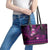 FSM Culture Day Leather Tote Bag Tribal Pattern Pink Version LT01 - Polynesian Pride