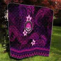 FSM Culture Day Quilt Tribal Pattern Pink Version LT01 - Polynesian Pride