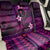FSM Chuuk State Back Car Seat Cover Tribal Pattern Pink Version LT01 - Polynesian Pride