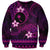 FSM Chuuk State Sweatshirt Tribal Pattern Pink Version LT01 Unisex Pink - Polynesian Pride