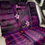 FSM Kosrae State Back Car Seat Cover Tribal Pattern Pink Version LT01 - Polynesian Pride