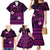 FSM Kosrae State Family Matching Mermaid Dress and Hawaiian Shirt Tribal Pattern Pink Version LT01 - Polynesian Pride