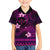 FSM Kosrae State Family Matching Puletasi and Hawaiian Shirt Tribal Pattern Pink Version LT01 Son's Shirt Pink - Polynesian Pride