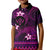 FSM Kosrae State Kid Polo Shirt Tribal Pattern Pink Version LT01 Kid Pink - Polynesian Pride