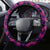 FSM Kosrae State Steering Wheel Cover Tribal Pattern Pink Version LT01 - Polynesian Pride