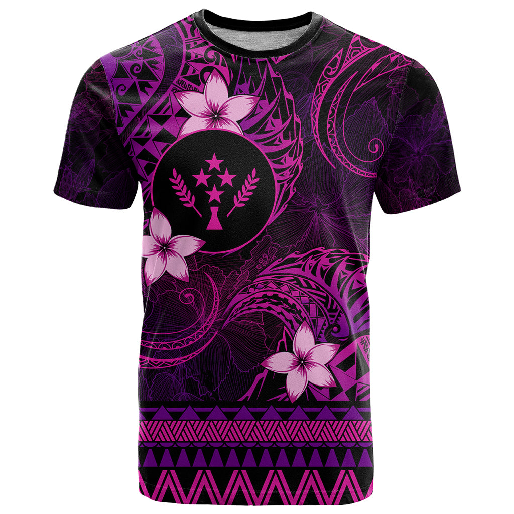 FSM Kosrae State T Shirt Tribal Pattern Pink Version LT01 Pink - Polynesian Pride