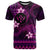 FSM Kosrae State T Shirt Tribal Pattern Pink Version LT01 Pink - Polynesian Pride