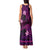 FSM Kosrae State Tank Maxi Dress Tribal Pattern Pink Version LT01 - Polynesian Pride