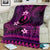 FSM Yap State Blanket Tribal Pattern Pink Version LT01 - Polynesian Pride