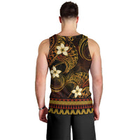 FSM Culture Day Men Tank Top Tribal Pattern Gold Version LT01 - Polynesian Pride