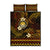 FSM Culture Day Quilt Bed Set Tribal Pattern Gold Version LT01 - Polynesian Pride