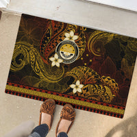 FSM Culture Day Rubber Doormat Tribal Pattern Gold Version LT01 - Polynesian Pride