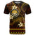 FSM Culture Day T Shirt Tribal Pattern Gold Version LT01 Gold - Polynesian Pride