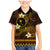 FSM Chuuk State Family Matching Mermaid Dress and Hawaiian Shirt Tribal Pattern Gold Version LT01 Son's Shirt Gold - Polynesian Pride