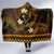 FSM Chuuk State Hooded Blanket Tribal Pattern Gold Version LT01 - Polynesian Pride
