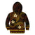 FSM Chuuk State Kid Hoodie Tribal Pattern Gold Version LT01 - Polynesian Pride
