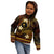 FSM Chuuk State Kid Hoodie Tribal Pattern Gold Version LT01 - Polynesian Pride