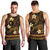 FSM Chuuk State Men Tank Top Tribal Pattern Gold Version LT01 - Polynesian Pride