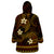 FSM Chuuk State Wearable Blanket Hoodie Tribal Pattern Gold Version LT01 - Polynesian Pride