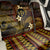 FSM Kosrae State Back Car Seat Cover Tribal Pattern Gold Version LT01 - Polynesian Pride