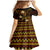 FSM Kosrae State Family Matching Mermaid Dress and Hawaiian Shirt Tribal Pattern Gold Version LT01 - Polynesian Pride
