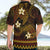 FSM Kosrae State Hawaiian Shirt Tribal Pattern Gold Version LT01 - Polynesian Pride