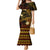 FSM Kosrae State Mermaid Dress Tribal Pattern Gold Version LT01 Women Gold - Polynesian Pride