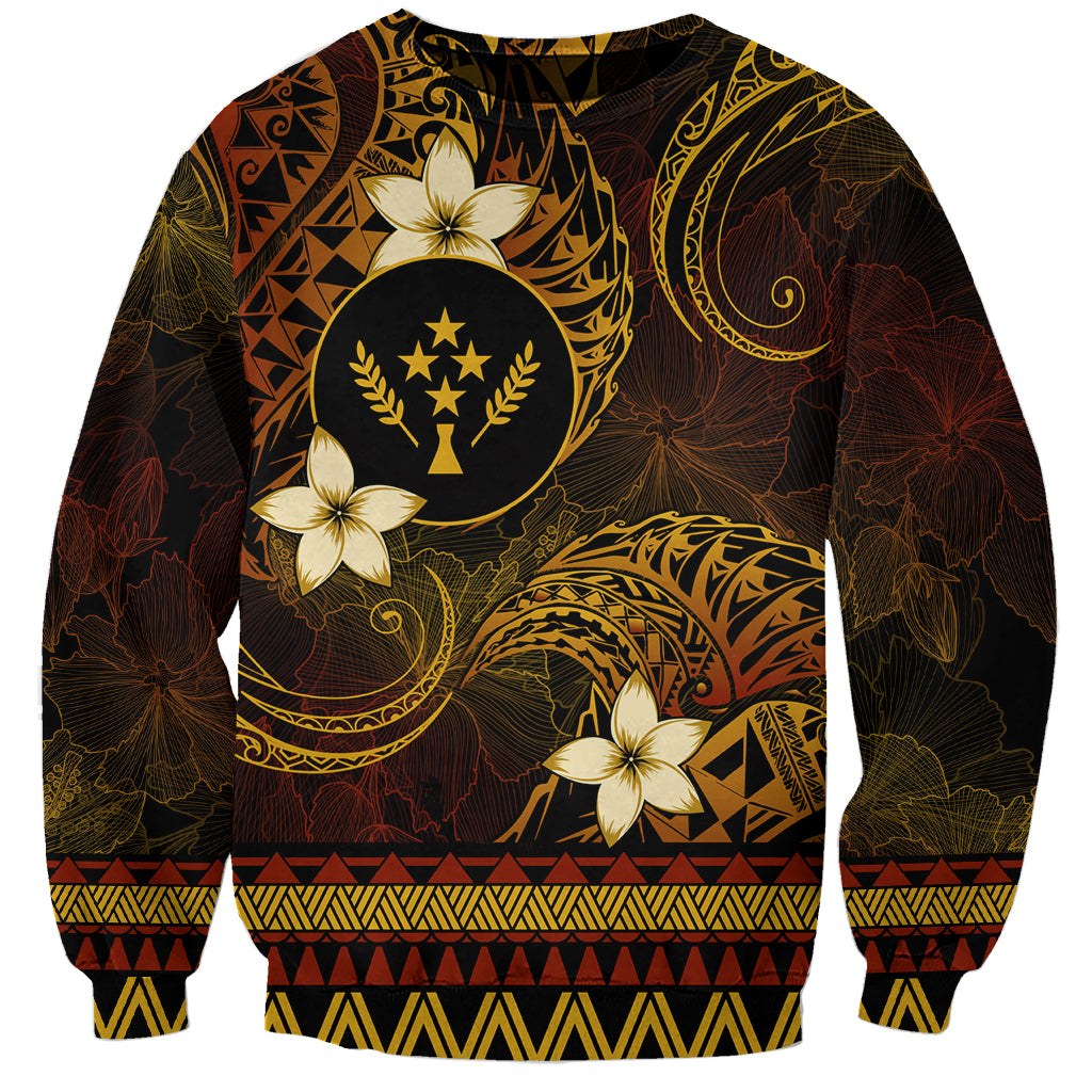 FSM Kosrae State Sweatshirt Tribal Pattern Gold Version LT01 Unisex Gold - Polynesian Pride