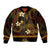 FSM Pohnpei State Bomber Jacket Tribal Pattern Gold Version LT01 Unisex Gold - Polynesian Pride