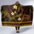 FSM Pohnpei State Hooded Blanket Tribal Pattern Gold Version