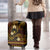 FSM Pohnpei State Luggage Cover Tribal Pattern Gold Version